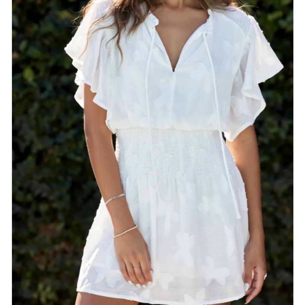 Bishop + Young Lana Flutter Sleeve Dress